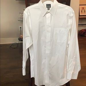 Beige Jos A. Banks Button Down